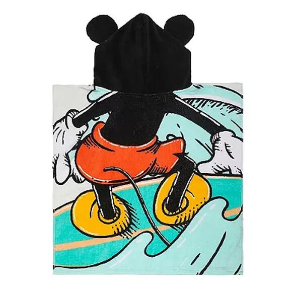 Disney's Mickey Mouse Hooded Towel Poncho - Picture 4 of 5